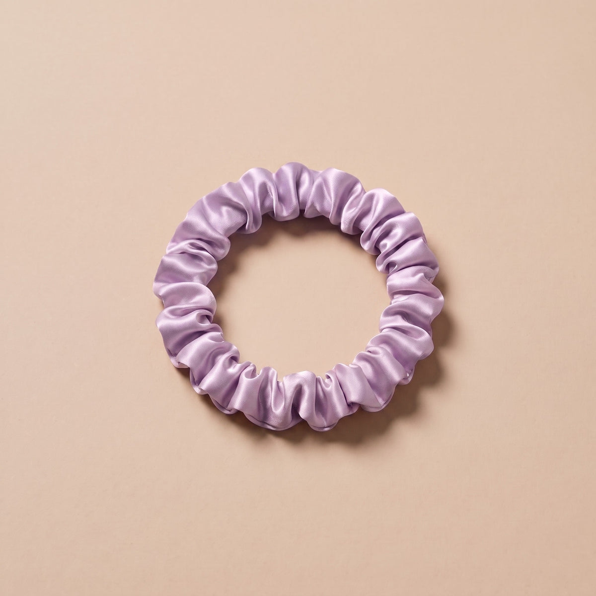 Cienka Gumka Scrunchie Liliowy