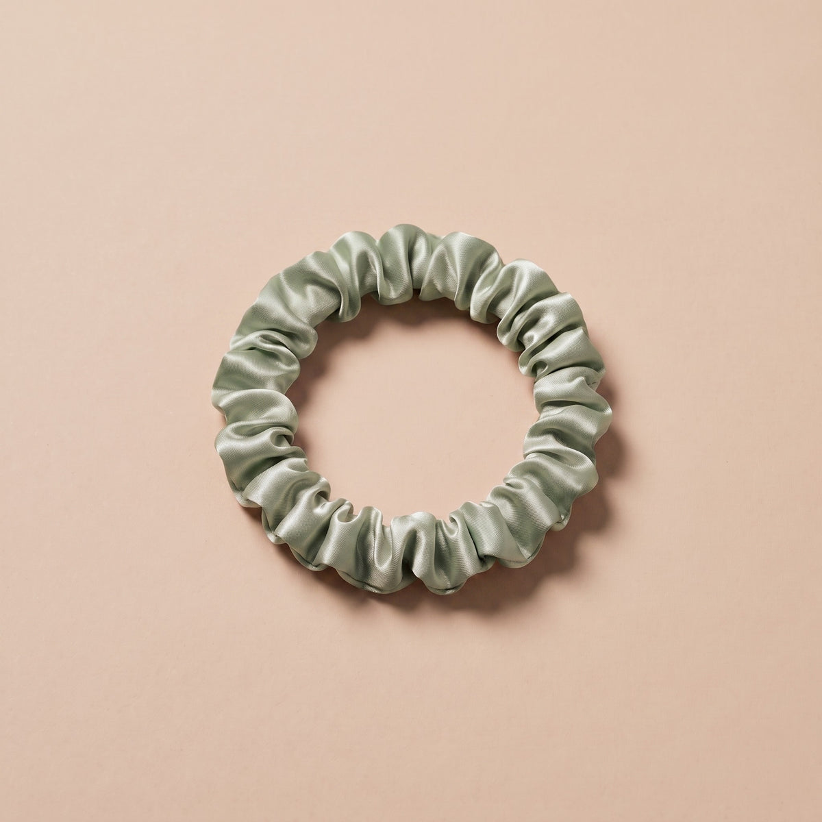Cienka Gumka Scrunchie Szałwiowa Zieleń